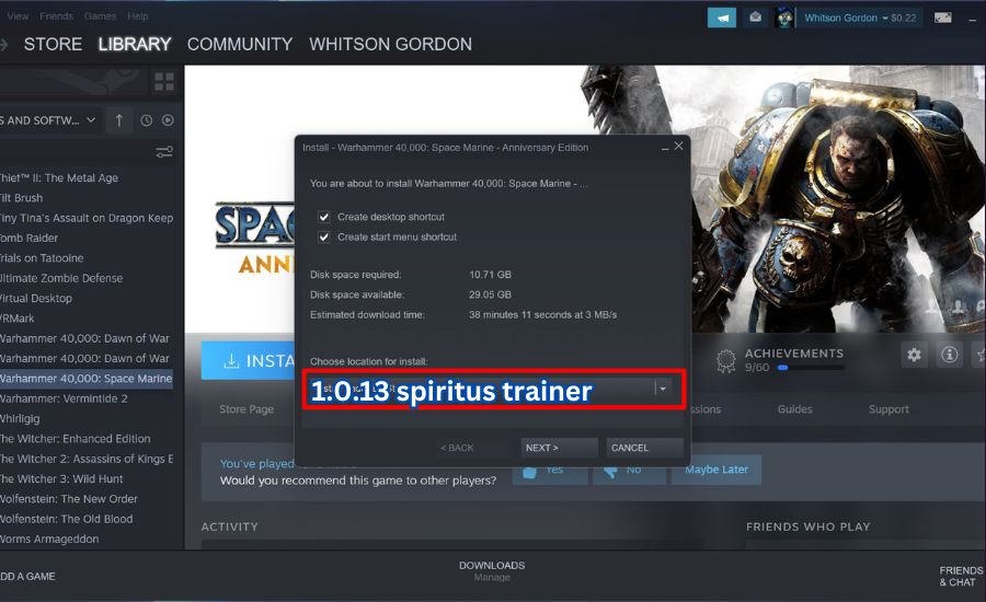 1.0.13 spiritus trainer