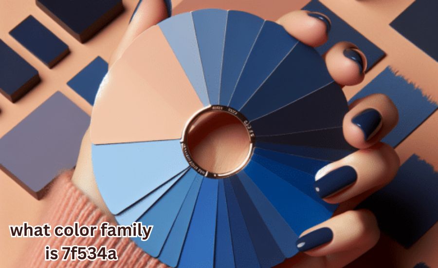 what color family is 7f534a