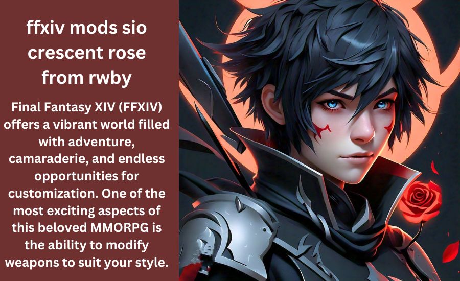 ffxiv mods sio crescent rose from rwby