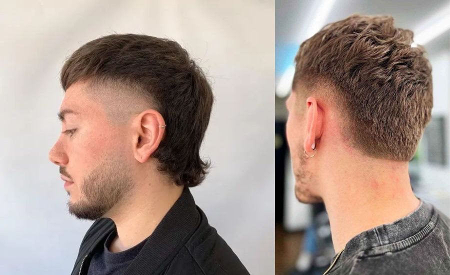 burst fade mullet